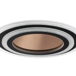 Azonnali szállítás Fekete-arany mennyezeti LED lámpa Taneli2 kerek 450mm 56W távirányítóval
