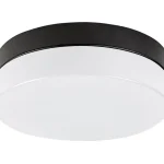 Fekete LED mennyezeti lámpa Gaelo kerek 235mm 15W IP44 Kedvezményes ár