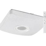 Kiárusítás Fehér LED mennyezeti lámpa Murry 365x365mm 18W RGB+CCT távirányítóval és hangszóró