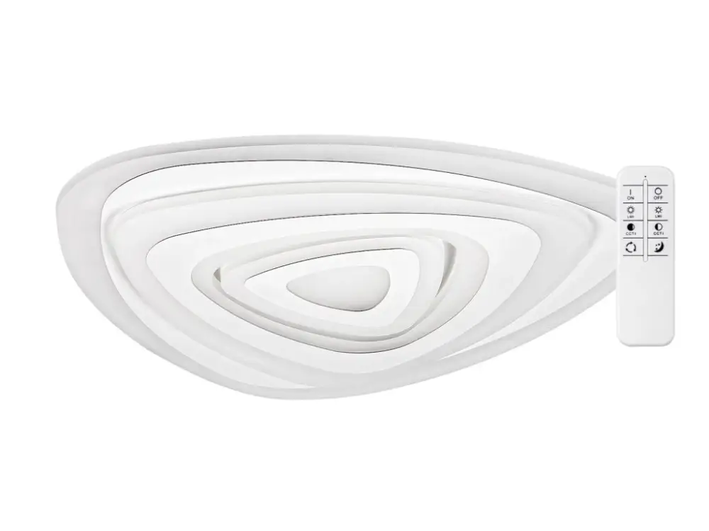 Ne maradj le Fehér LED mennyezeti lámpa Taneli 480mm 51W CCT távirányítóval