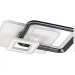 Alacsony ár Szürke LED mennyezeti lámpa Stregobor 495x495mm 48W CCT távirányítóval