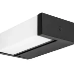 Expressz kézbesítés Fekete homlokzati LED lámpa Cubbington 18W IP54