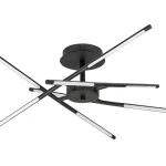 Fekete LED mennyezeti lámpa Henli 760mm 30W Vásárlói kedvenc
