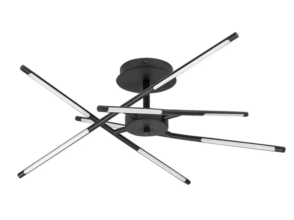 Fekete LED mennyezeti lámpa Henli 760mm 30W Vásárlói kedvenc