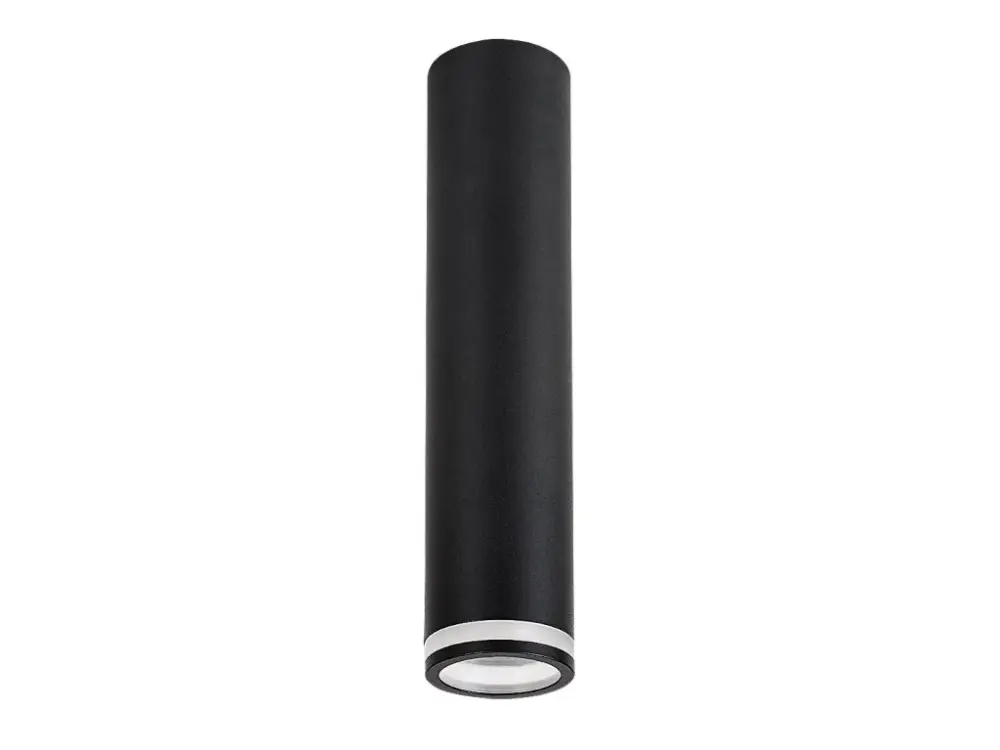 Fekete mennyezeti lámpatest Senobia 240mm GU10 izzóhoz Azonnal elérhető
