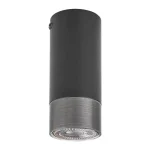 Ajánlat Fekete mennyezeti lámpatest Zircon 120mm GU10 izzóhoz