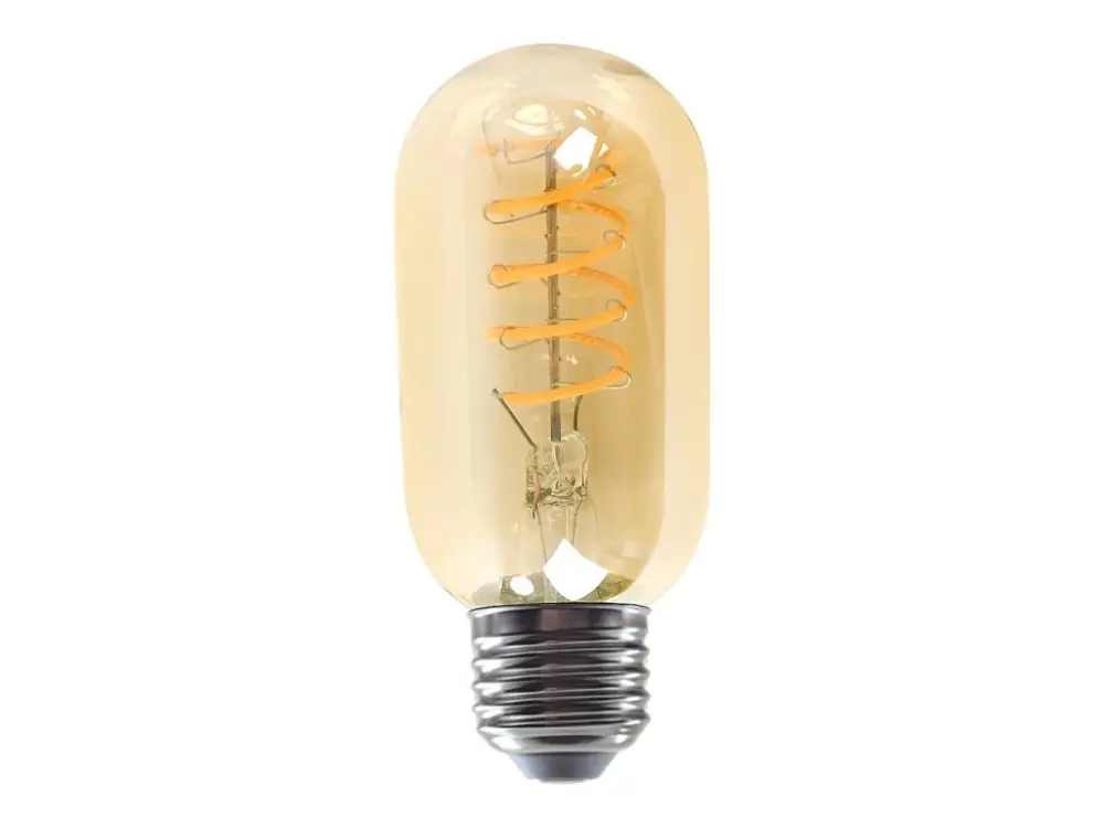 Olcsó LED izzó Filament borostyán T45 4W E27