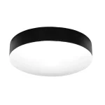 Fekete LED mennyezeti lámpa Makaron kerek 300mm 24W IP44 CCT Expressz szállítás