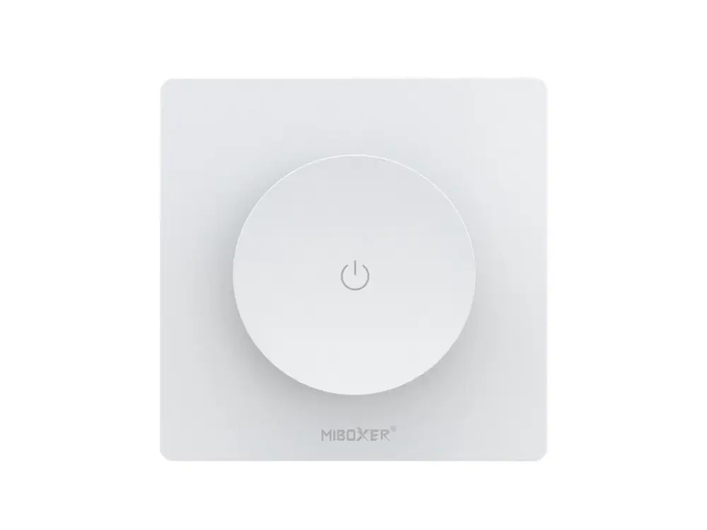 Nézd meg most Mi-Light MiBoxer ZIGBEE+RF Fali forgó triac fényerőszabályzó LED lámpákhoz 230V