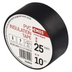 PVC szigetelőszalag 25mm x 10m, fekete Vásárlói kedvenc