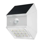 Fehér LED kültéri napelemes LED lámpa mozgásérzékelővel 2,5W IP65 CCT Gyors kiszállítás