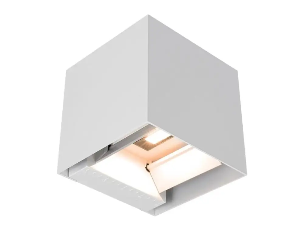 Expressz kézbesítés Fehér LED falsíkoláros napelemes lámpa szögletes mozgásérzékelővel 9W IP65 CCT