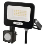 Kedvezményes ár Fekete LED reflektor 20W mozgásérzékelővel