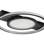 Árcsökkenés Fekete LED mennyezeti lámpa Aranis 430mm 50W