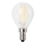 Szezonális akció LED izzó gyertya Filament G45 4W E14