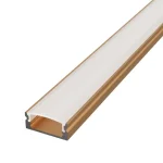 Újdonság Fali profil LED szalagokhoz N20 bronz