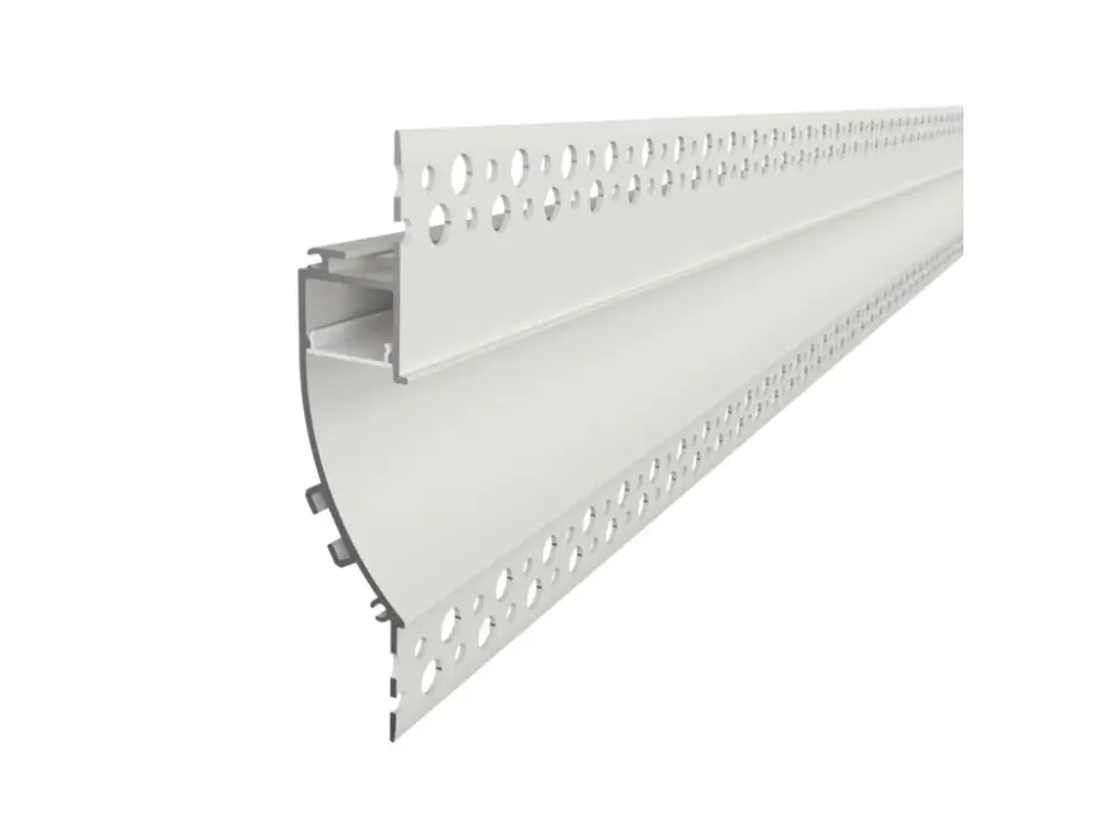 Beépíthető profil gipszkartonba LED szalagokhoz V42 fehér Legkelendőbb