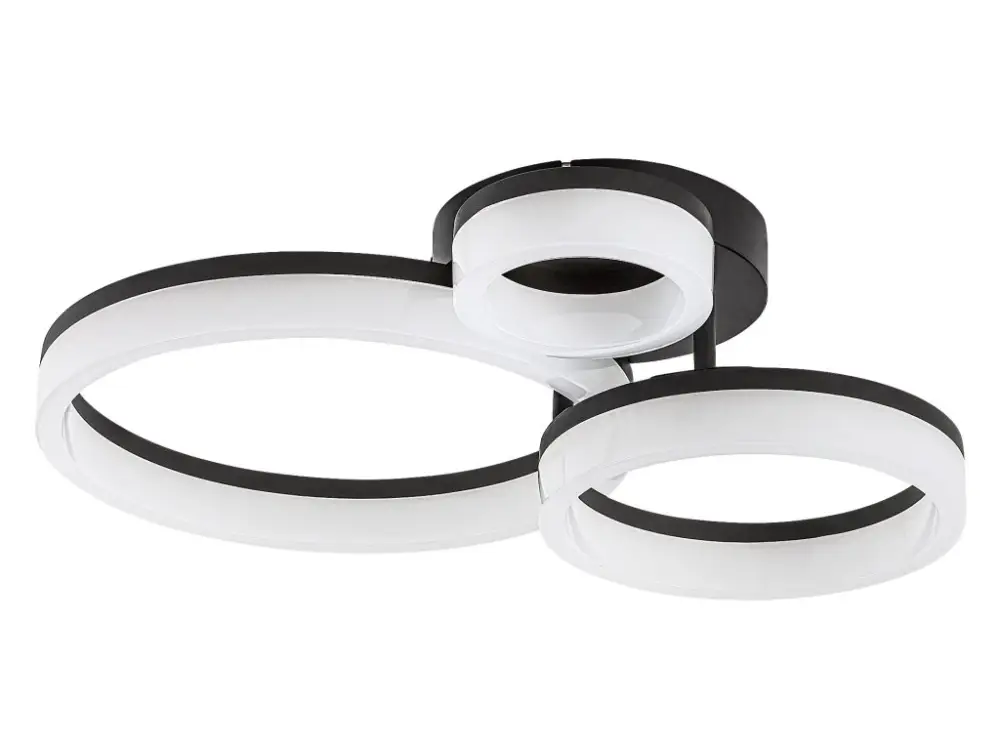Outlet Fekete LED mennyezeti lámpa Amilia 510mm 24W CCT