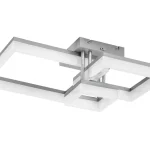 Króm LED mennyezeti lámpa Amilia 470mm 22W CCT Exkluzív ajánlat