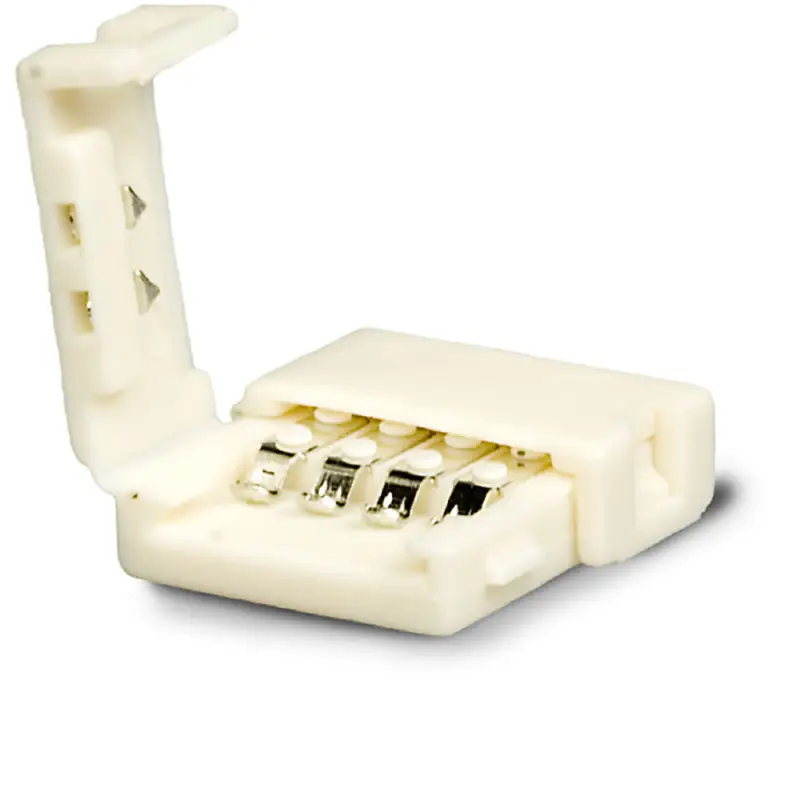 Klipsz összeköto (max. 5A) C1-4104 pólusú IP20 flexszalagokhoz, szélesség 10mm, osztásköz >12mm Kedvezményes ár