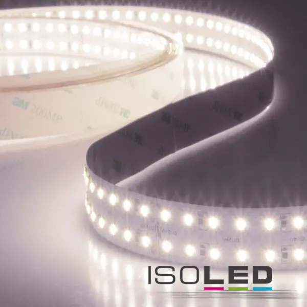 Korlátozott ajánlat LED CRI940 flexibilis szalag, 24V, 30W, kétsoros, IP20, semleges fehér, 240 LED/m