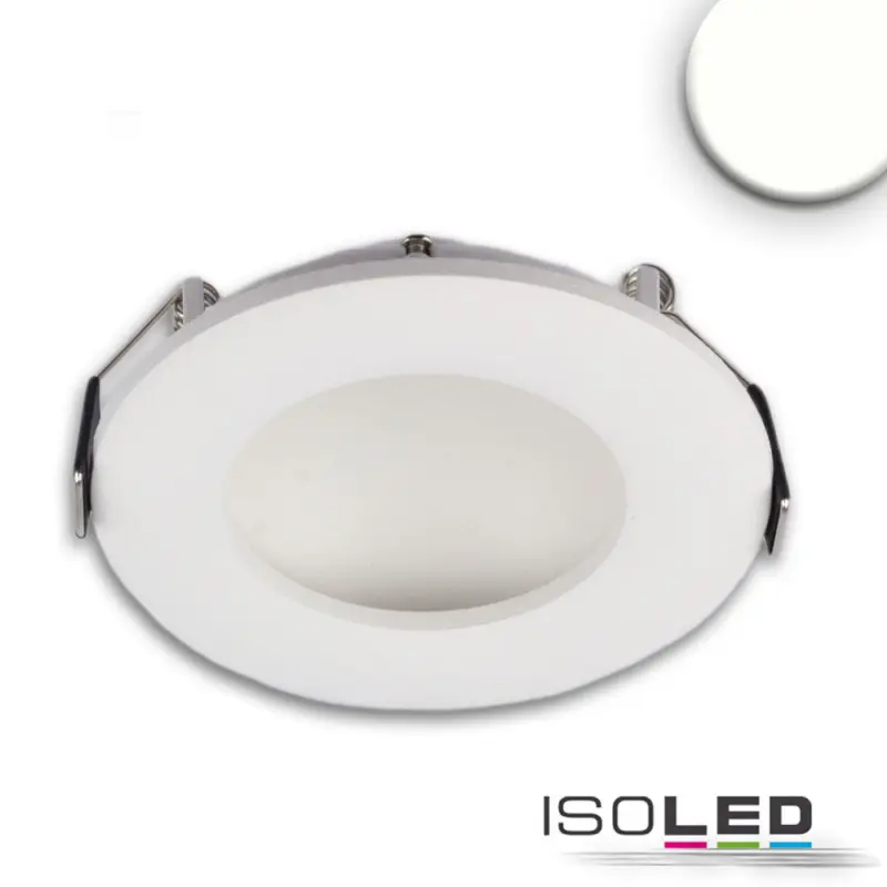 Utolsó esély LED mélysugárzó LUNA, 8W, indirekt fény, fehér, semleges fehér