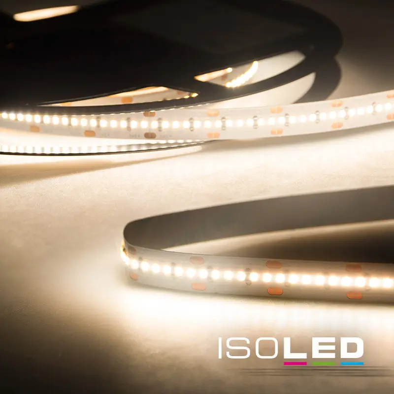 LED CRI930 Linear10 flexibilis szalag, 24V, 22W, IP20, meleg fehér, 300 LED/m Szuper akció