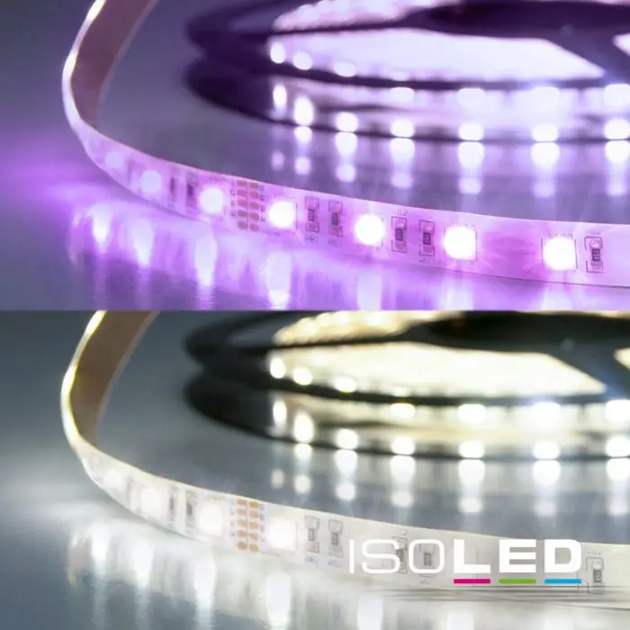 Prémium LED SIL RGB+KW flexibilis szalag, 24V, 19W, IP20, 4in1 chip, 60 LED/m