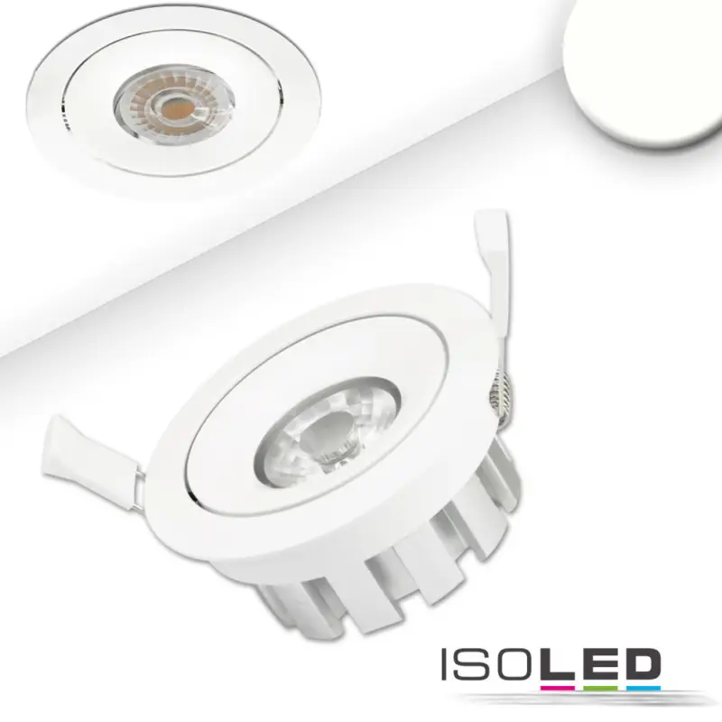 LED süllyesztett szpotlámpa, fehér, 15W, 45°, semleges fehér, dimmelheto Biztonságos fizetés