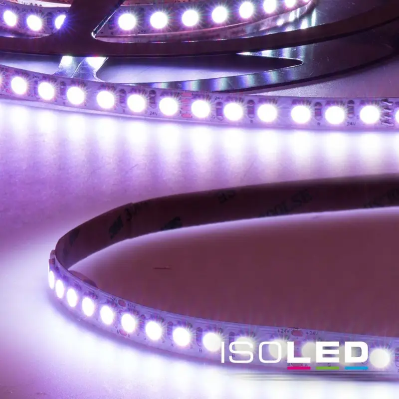 LED RGB Linear10 flexibilis szalag, 24V, 12W, IP20, 10m tekercs, 120 LED/m Vedd meg most