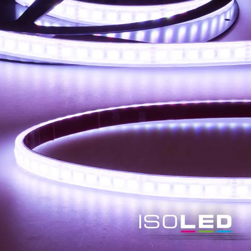 Kihagyhatatlan ajánlat LED AQUA RGB lineáris flexibilis szalag, 24V, 12W, IP67, 10m tekercs, 120 LED/m