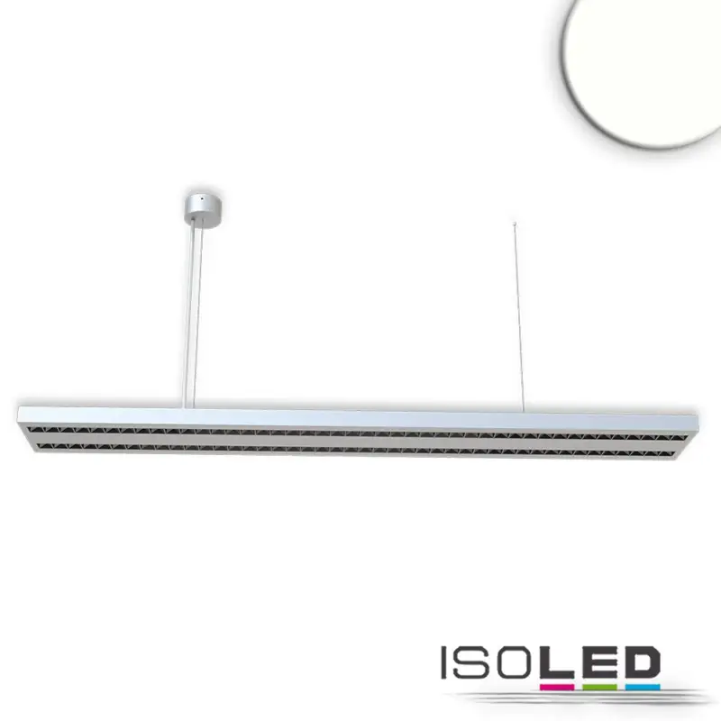 LED függesztett lámpa vetítolencse Up+Down,30 +30 W,sorolható,UGR <6,ezüst,4000 K,1-10 Vdimmelheto Kedvezmény