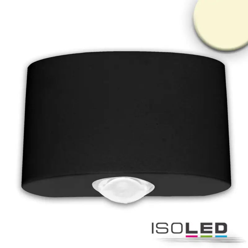 Rendeld meg most Kültéri LED fali lámpa, fel/le, IP54, 2*1 W CREE, homok fekete, meleg fehér