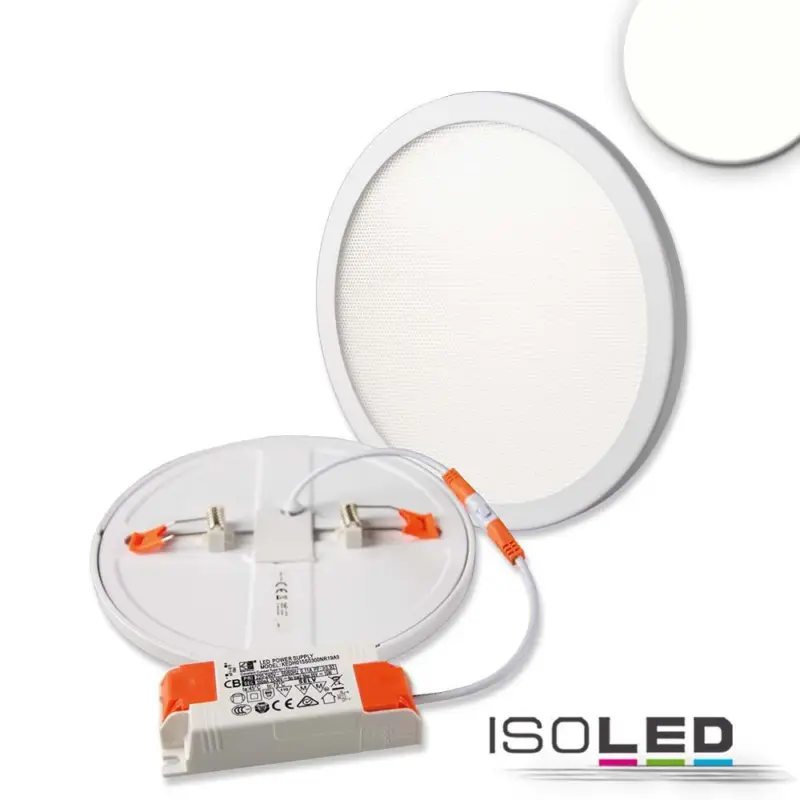 Árengedmény LED mélysugárzó Flex 15W, prizmás, 120°, lyukkivágás 50-160mm , semleges fehér,dimmelheto