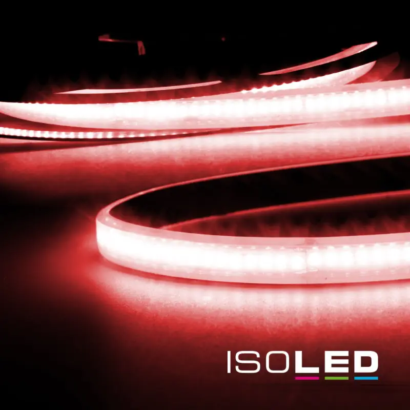 LED AQUA CRI9R Lineáris 48V flexibilis szalag, 8W, IP68, piros, 30 méter, 240 LED/m Alacsony ár
