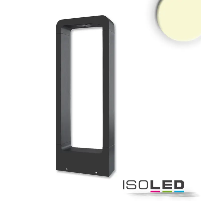 Legnépszerűbb LED kerti lámpa, POLLER-2, 60 cm, 9 W, homok fekete, meleg fehér