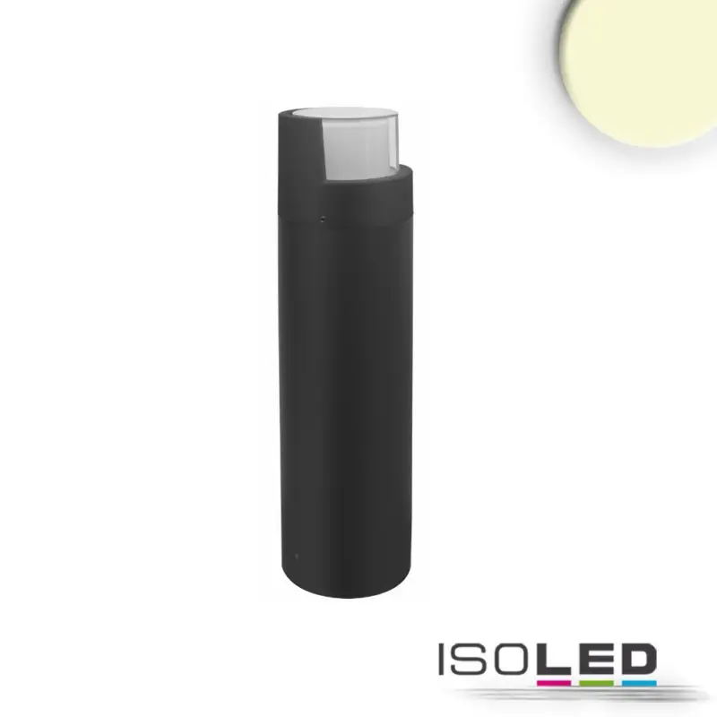 Különleges ajánlat LED kerti lámpa, POLLER-6, 50 cm, 6 W, homok fekete, meleg fehér