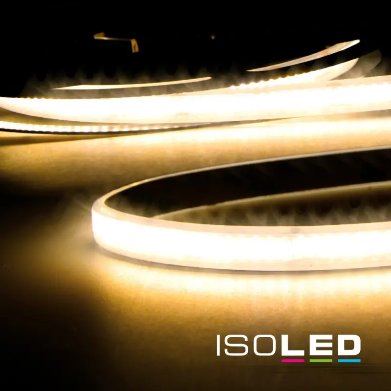 Vásárlói kedvenc LED AQUA CRI930 Lineáris 48V flexibilis szalag, 13W, IP68, meleg fehér, 240 LED/m