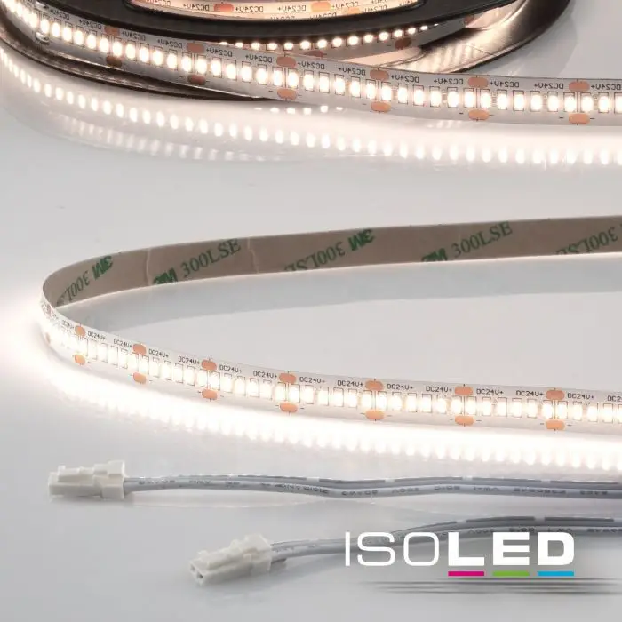 Vedd meg most LED CRI940 MiniAMP flex. szalag, 24V, 12W, IP20, 4000K, 250cm, kétoldalas 30cm kábel + maleAMP