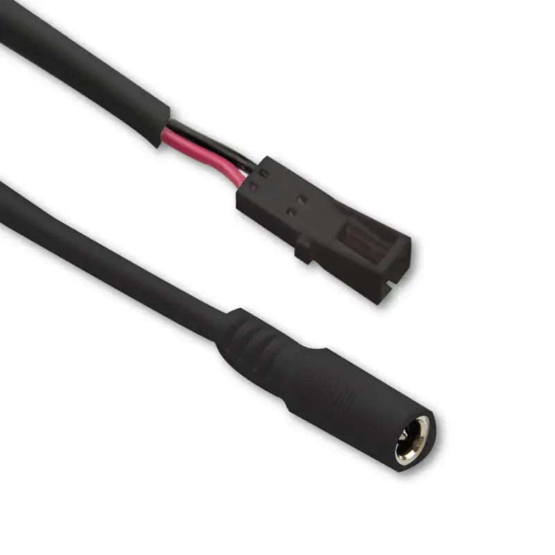 Szuper akció Adapter kerek dugóval female a MiniAmp noi-aljzat MiniAmp, 10cm, fekete