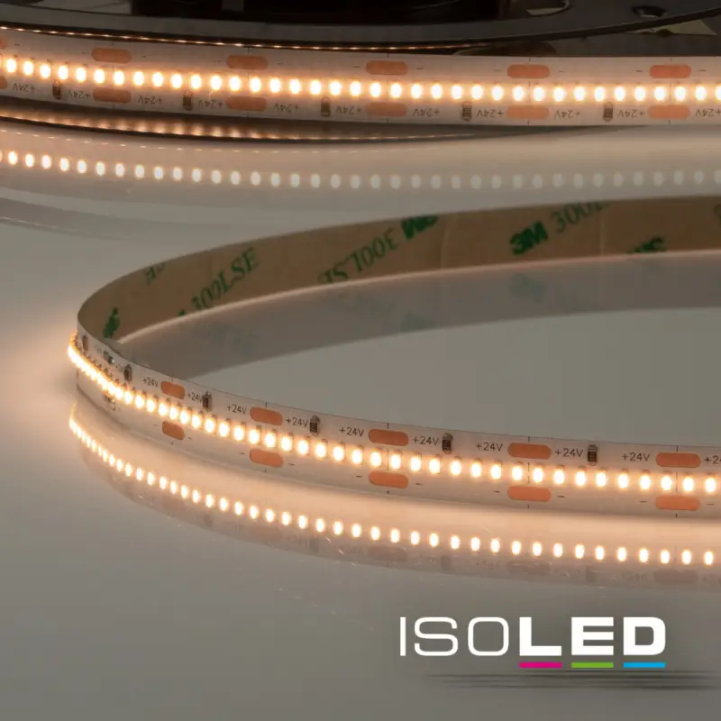 Legjobb ár LED CRI930 Linear8 flexibilis szalag, 24V, 22W, IP20, meleg fehér, 350 LED/m