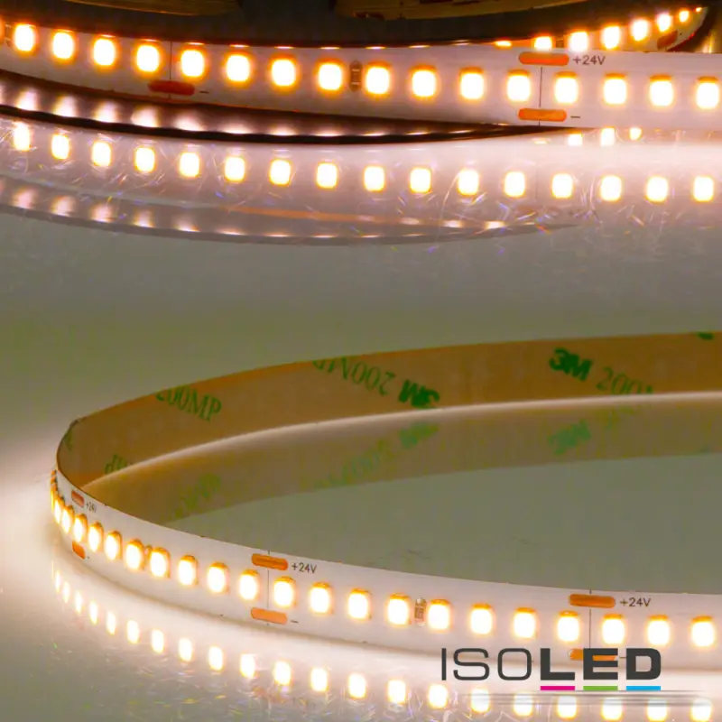 LED HEQ927 flexibilis szalag High Bright, 24V, 17W, IP20, meleg fehér, 160 LED/m Árengedmény