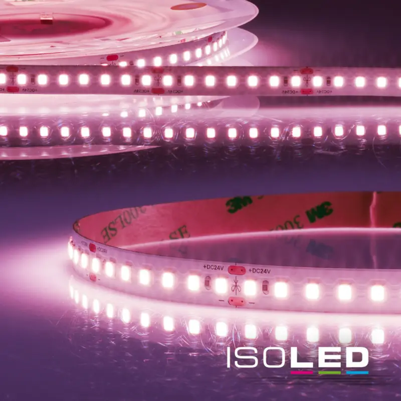 Kedvezményes ár LED CRI Food flexibilis szalag Meat, 24V, 14.4W, IP54 Nano bevonat, 130 LED/m