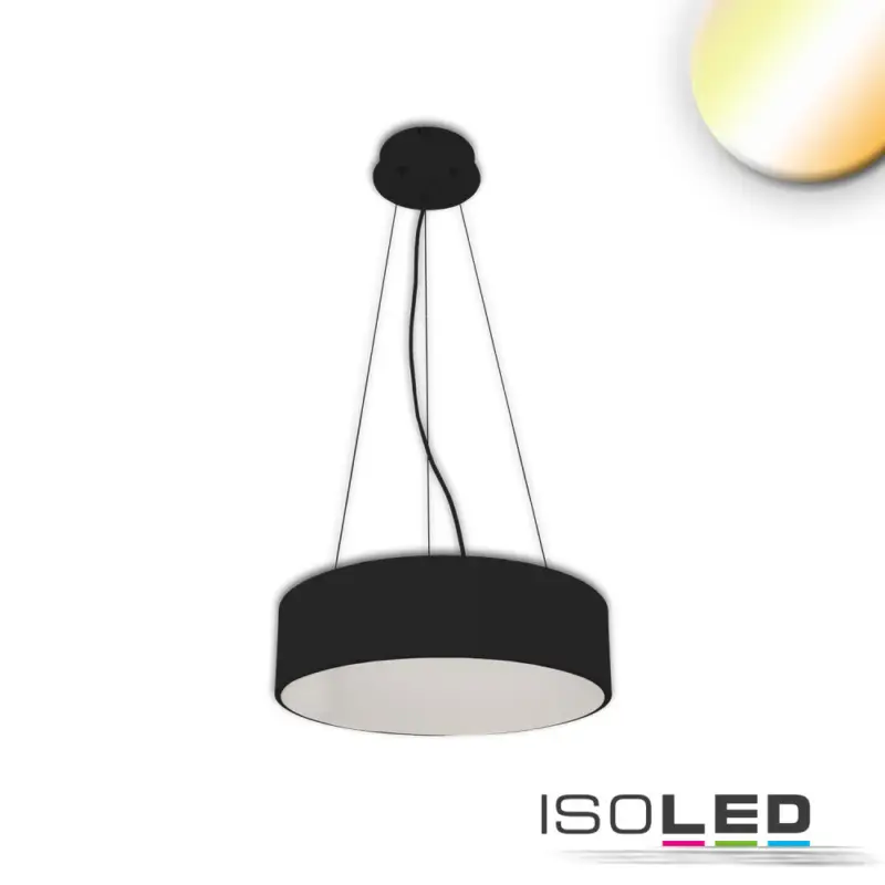 LED függesztett lámpa, D= 60cm, fekete, 52W, ColorSwitch 3000|3500|4000K, dimmelheto Akciós ár