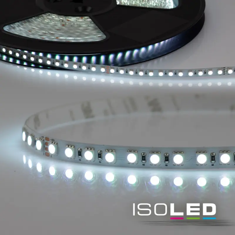 LED RGB 48V flexibilis szalag, 14,4W, IP20, 20m tekercs, 96 LED/m Olcsó