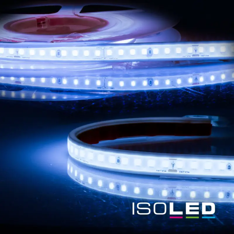 LED AQUA960 PU lineáris flexibilis szalag, 24V, 12W, IP68, hideg fehér, 160 LED/m Kiárusítás