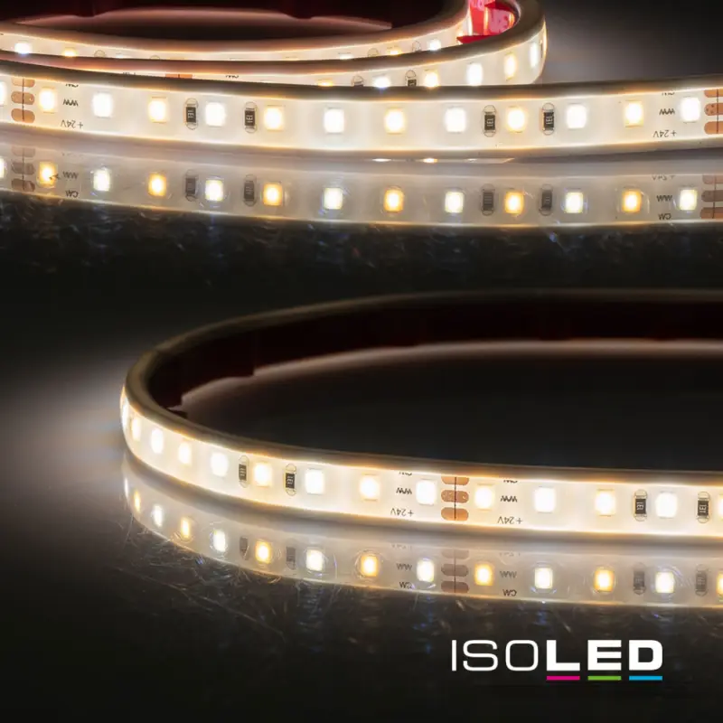 LED AQUA927/960 PU lineáris flexibilis szalag, 24V, 7W+7W, IP68, fehér dinamikus, 120 LED/m Akció