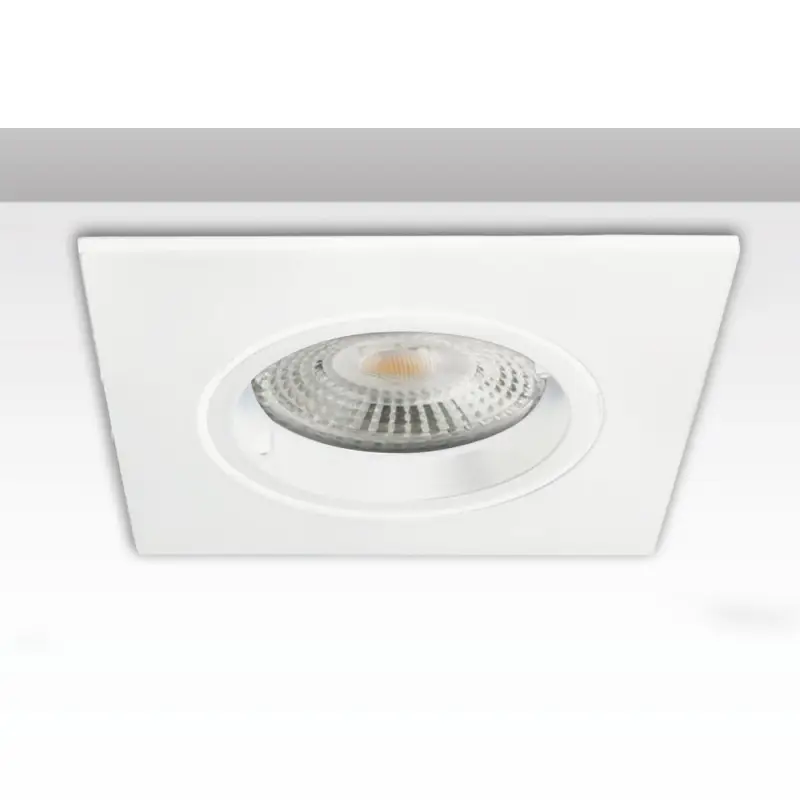 Beépíthési keret négyszögletes, 68 mm-es kivágással, fehér, GU10/MR16 spotokhoz Nézd meg most