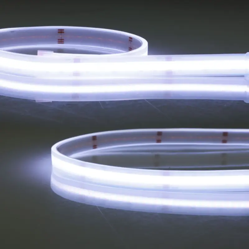 LED HT RGB+WW COB flexibilis szalag 100°C környezeti homérsékletig, 24V DC, 19 W, IP68, 5m, 896 LED/m Kihagyhatatlan ajánlat