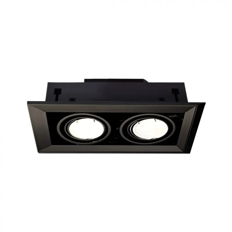 Szuper ajánlat Besüllyeszthető lámpa BLOCCO BLACK 2x7W GU10 LED